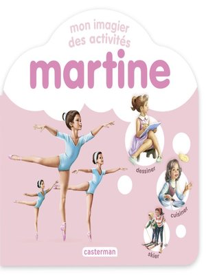 cover image of Mon imagier des activités Martine